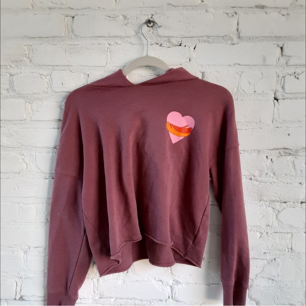 Old Navy Pink Crop Hoodie